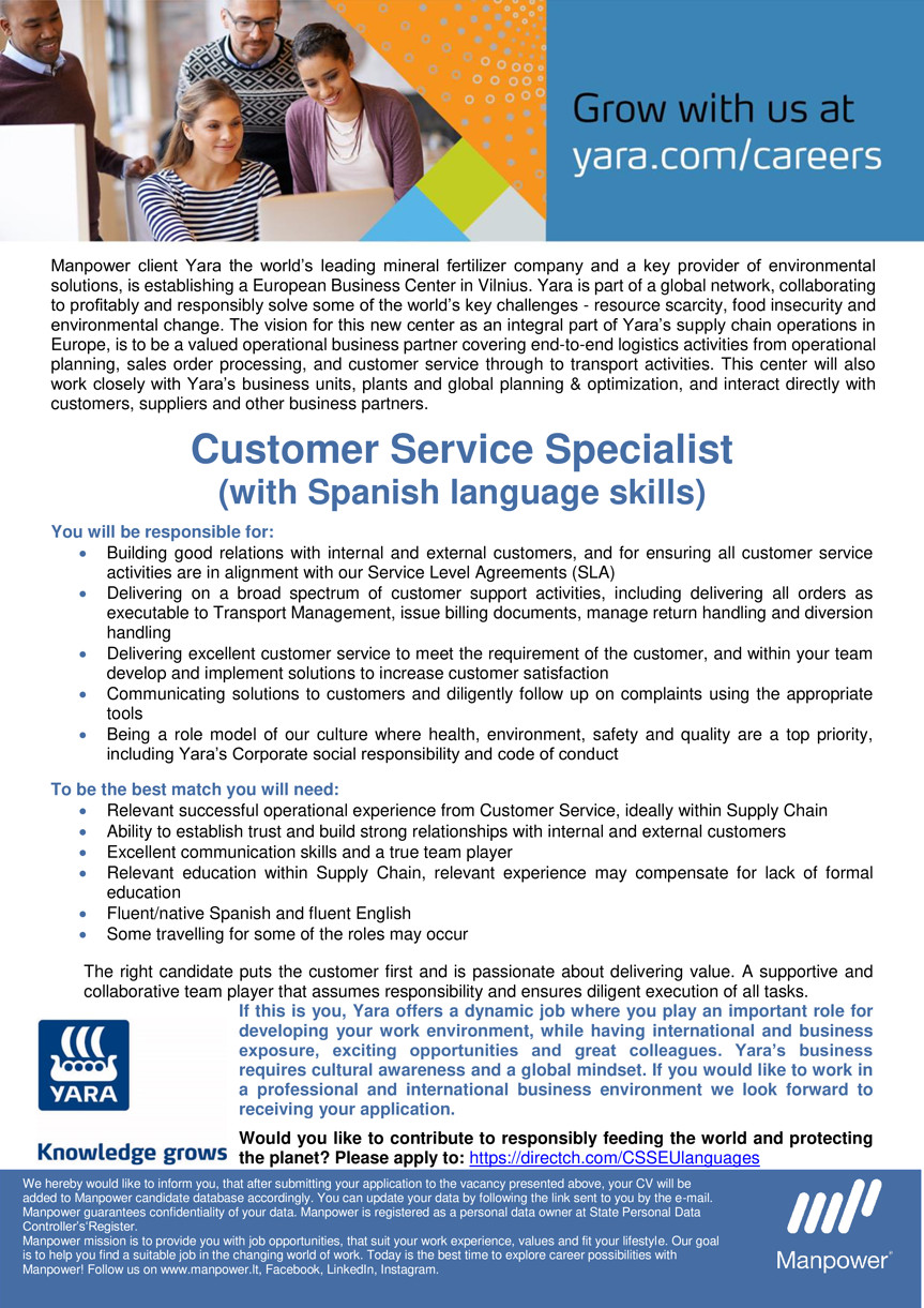 Customer service spanish phrases examquiz